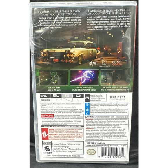 Ghostbusters Spirits Unleashed Ecto Edition Switch Nintendo US Ver New Sealed - Picture 3 of 7